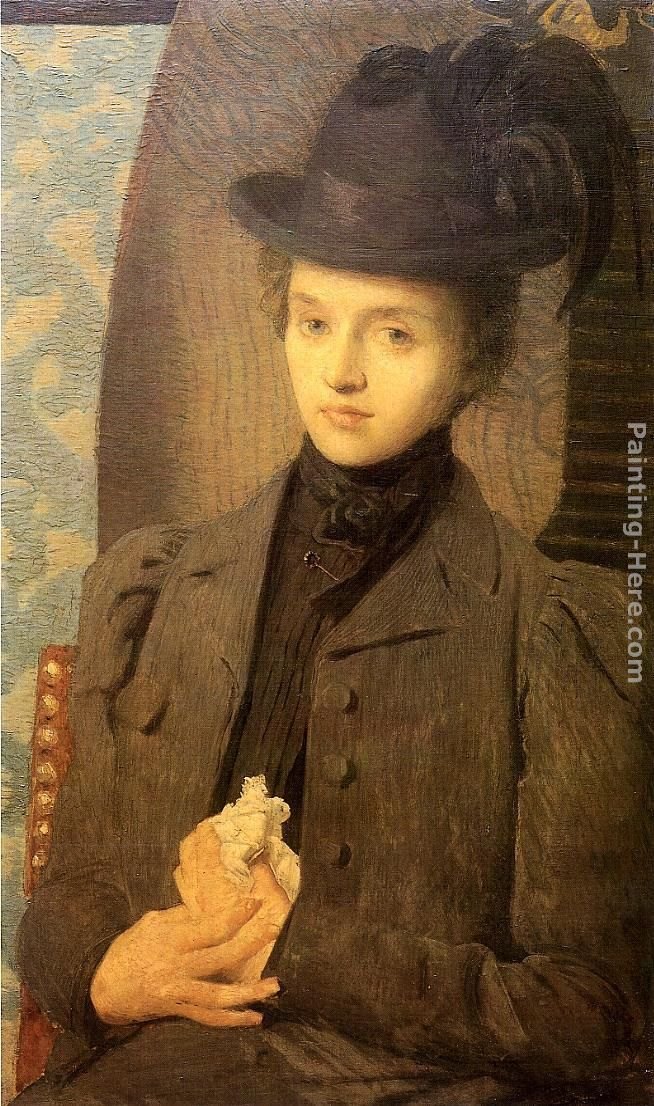 Julian Alden Weir The Black Hat